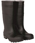 OVERBOOT, MEN'S SIZE 12, BLACK, PVC, WATERPROOF, PADDED, HIGH-TRACTION SOLE, 1/PAIR THUMBNAIL