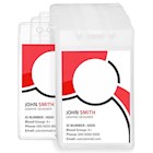ID BADGE HOLDERS, VINYL, 3 1/2" X 2 1/2", CLEAR, 50/CT THUMBNAIL