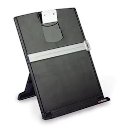 DOCUMENT STAND, WITH CLIP & GUIDE BAR, 3M, BLACK LARGE