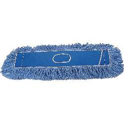 DUST MOP HEAD, RUBBERMAID, TWISTED LOOP, BLEND, BLUE, 24" X 5" LARGE