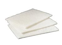 CLEANSING PAD, LIGHT-DUTY, SCOTCH-BRITE, WHITE, 20/PK MAIN