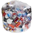 60 Gallon 1.0 mil Clear 38 x 58 Linear Low Density Can Liners 100/Ct THUMBNAIL