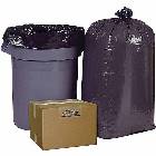 60 Gallon, 22 Micron, Black, 38 x 60, High Density, Coreless, Roll Can Liners, 150/Ct THUMBNAIL