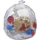 56 Gallon 16 Micron Natural 43 x 48 High Density Coreless Roll Can Liners  200/Ct THUMBNAIL