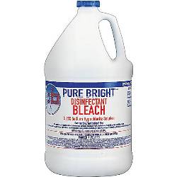 BLEACH, GERMICIDAL, PURE BRIGHT, 1 GALLON, 6/CT LARGE