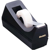 TAPE DISPENSER, SCOTCH, DESKTOP, BLACK MAIN