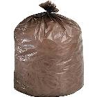 30 GALLON,  0.8 MIL, BROWN, ECODEGRADABLE, LOW DENSITY, HEAVY DUTY, 60/BOX THUMBNAIL