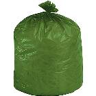 33 GALLON, 1.1 MIL, GREEN, BIODEGRADABLE, ECODEGRADABLE, EXTRA HEAVY DUTY, 40/BOX THUMBNAIL