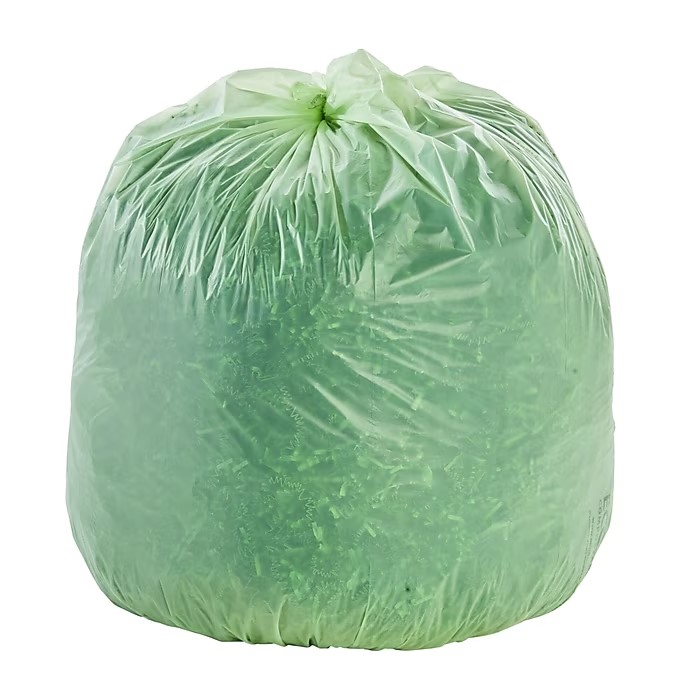 13 Gallons White EcoDegradable Medium Trash Bags 120/Bx  THUMBNAIL