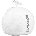 13 Gallons White EcoDegradable Medium Trash Bags 120/Bx  THUMBNAIL
