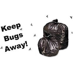 30 GALLON, 2 MIL, BLACK, INSCECT REPELLENT, HEAVY DUTY, 90/BOX LARGE