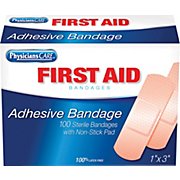 First Aid Kit, PhysiciansCare Plastic Bandages, 1" x 3", 100/Bx  THUMBNAIL