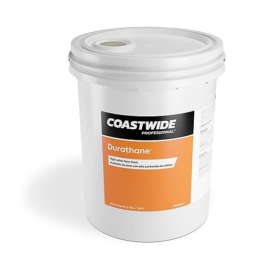 Floor Finish, Durathane, High-Gloss, 5 Gallon Pail LARGE