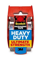 PACKING TAPE, SCOTCH, HEAVY DUTY, WITH DISPENSER, 1.88" X 22.2 YDS, CLEAR LARGE