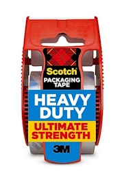 PACKING TAPE, SCOTCH, HEAVY DUTY, WITH DISPENSER, 1.88" X 22.2 YDS, CLEAR MAIN