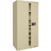 Cabinets, Sandusky Cabinets with Electronic Coded Lock Putty MAIN