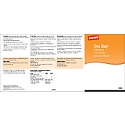 Secondary Label for One Step Floor Cleaner and Restorer  THUMBNAIL