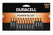 BATTERIES, AAA, DURACELL, COPPERTOP, ALKALINE, 20/CT THUMBNAIL