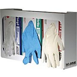 DISPENSER, SAN JAMAR, DISPOSABLE GLOVES, CLEAR PLEXIGLASS LARGE