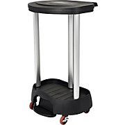 Exam Room Supplies, Rubbermaid Premium Linen Hamper 30 Gallon Black  MAIN