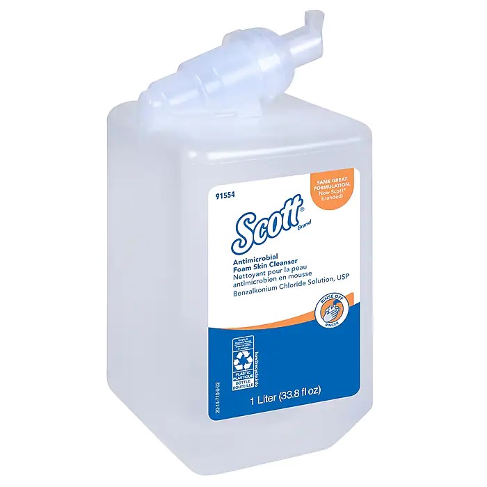 HAND SOAP, FOAMING, SCOTT, FRUIT SCENT, 1 L LARGE