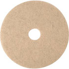 17" Nat Blend Tan Floor Pad, Burnishing, 3M, 5/Ct THUMBNAIL