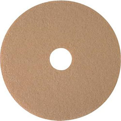 17" Tan Floor Pad, Burnish, 3M, 5/Ct  LARGE