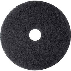 18" Black Floor Pad, Stripper, High Productivity, 3M, 5/Ct LARGE