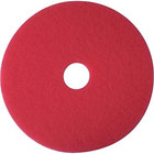 12" Red Floor pad for buffing, polishing, 3M, 5100, 5 per carton THUMBNAIL