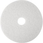 13" White Floor Pad, Polish, 3M, 5/Ct  THUMBNAIL