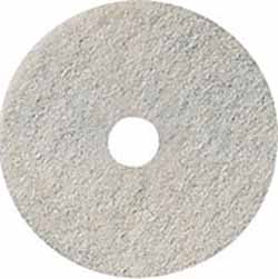 20" White Floor Pad, Cleaning, 3M, 5/Ct  LARGE