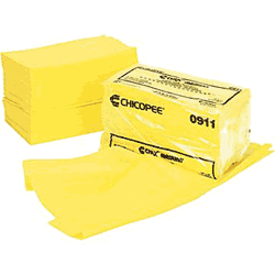 Dust Cloths, Chicopee Chix, Yellow, 24 L x 24 W, 50/Pk, 2 Pk/Ct  LARGE