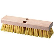 DECK BRUSH, PRO LINE, POLYPROPYLENE, CREAM, 10" MAIN