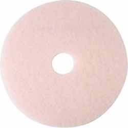 19" Pink Eraser, Floor Pad, Burnishing, 3M, 5/Ct LARGE