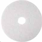 17", White, Floor Pad for Polishing, 5/Ct  THUMBNAIL