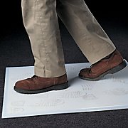 Entry Mat, Crown Walk-N-Clean Mat Refill  60 Sheets/Pad 4 Pads/Ct  LARGE