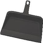 DUSTPAN, HANDHELD, PLASTIC, BLACK, 12" THUMBNAIL