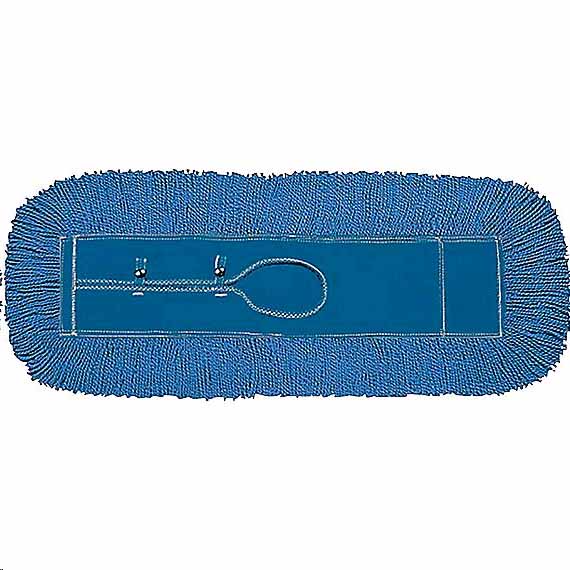 DUST MOP HEAD, RUBBERMAID, TWISTED LOOP, BLUE, 48" X 5", HEAVY-DUTY, LAUNDERABLE MAIN