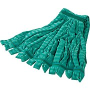 WET MOP HEAD, RUBBERMAID, WEB FOOT, MICROFIBER, STRING, MEDIUM, GREEN, 1" HEADBAND THUMBNAIL