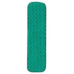 DUST MOP HEAD, RUBBERMAID, HYGEN, MICROFIBER, GREEN, 18" LARGE