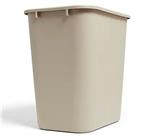 TRASH CAN, INDOOR WITHOUT LID, 7 GALLON, BEIGE SOFT MOLDED PLASTIC, COASTWIDE PROFESSIONAL THUMBNAIL