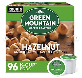 COFFEE, LIGHT ROAST, GREEN MOUNTAIN, KEURIG K-CUP PODS, 96/CT LARGE