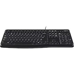 KEYBOARD, LOGITECH K120, USB, BLACK LARGE