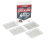 MOUSE TRAPS, GLUE, STICK-EM, 4/CT THUMBNAIL