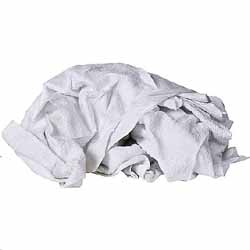 Cloth Towel, Terry, White, 10 lb box, 35 ea LARGE