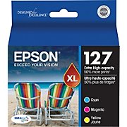 Epson, Inkjet Cartridge T127 (T127520) Color 3/Pk  THUMBNAIL
