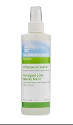 WHITEBOARD CLEANER, SUSTAINABLE EARTH, CLEAR, 8 OZ LARGE