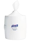 DISPENSER, FOR HAND SANITIZER WIPES, PURELL, WALL MOUNTED, WHITE THUMBNAIL