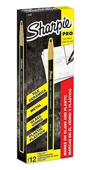 CHINA MARKERS, SHARPIE, PEEL-OFF, BLACK, 12/CT MAIN