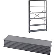 Safco Industrial Shelf Pack 6 Shelves Supports 725 lbs. (per shelf) Dark Gray  THUMBNAIL